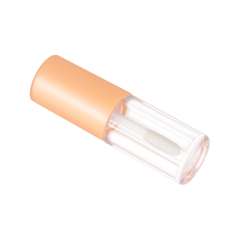 Cute Wavy Flat Bottom Creative Plastic Transparent Lip Gloss Tube Packaging