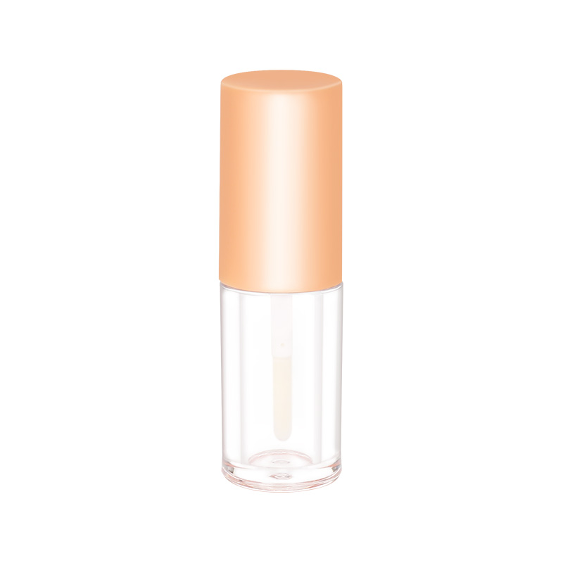 Cute Wavy Flat Bottom Creative Plastic Transparent Lip Gloss Tube Packaging