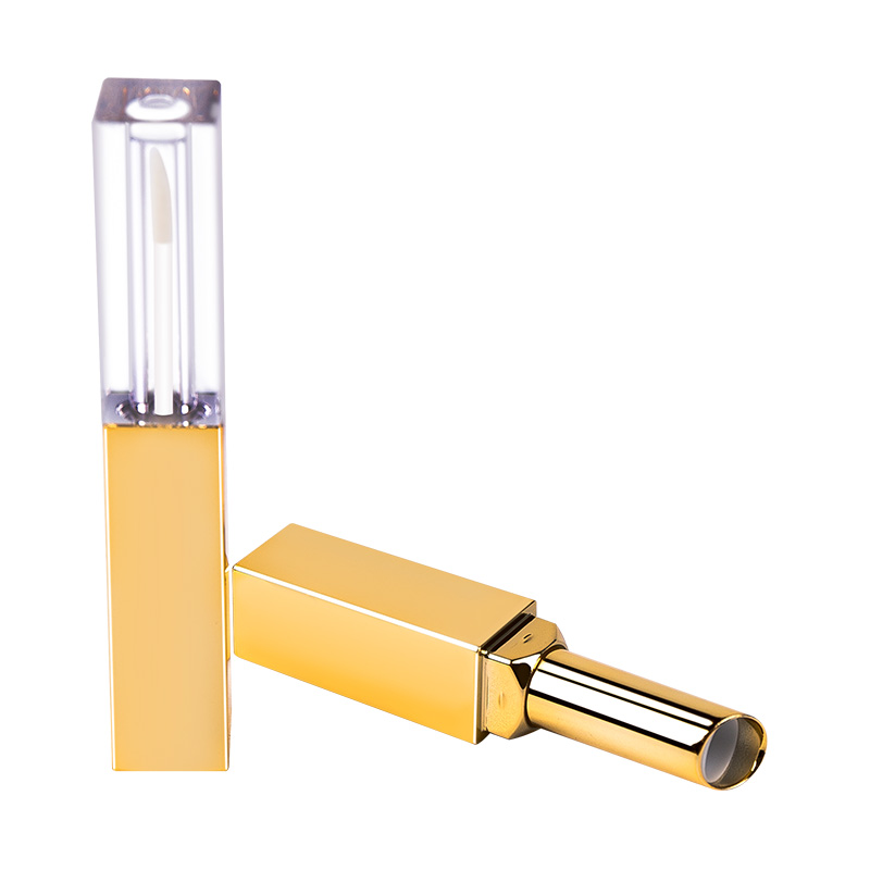 Slim Gold-Tip Dual-Ended Lip Gloss and Lipstick Tube