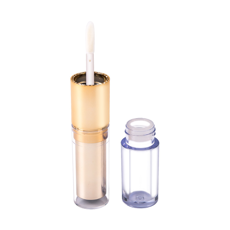 Flat-Tip 2-in-1 Dual-Ended Lip Gloss and Lipstick Tube