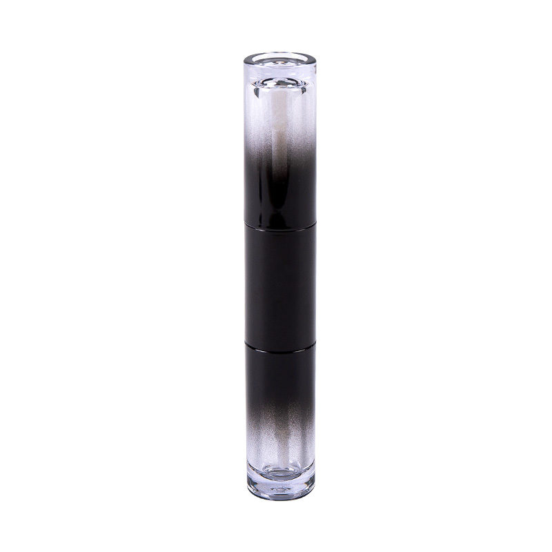 Double-Sided Lip Gloss Empty Tube with Transparent Round Design