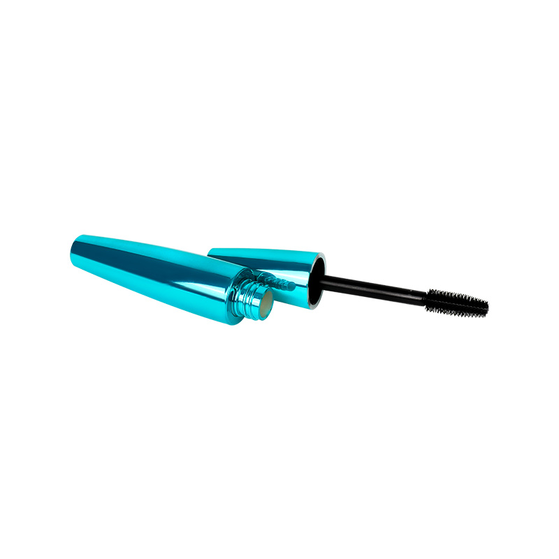 Blow Bottle with Sturdy Blue Plating Mascara Tube Packaging