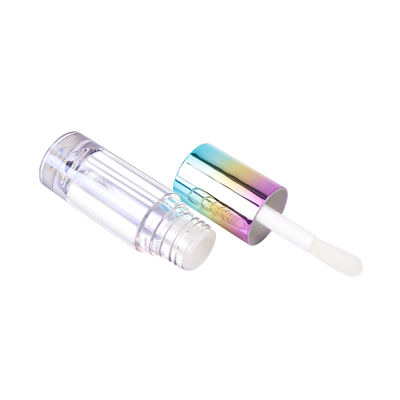 Mini Short-style Colored Cap Transparent Bottle Lip Gloss Tube