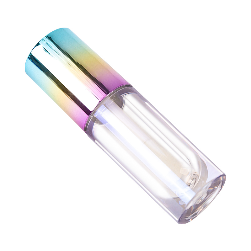 Mini Short-style Colored Cap Transparent Bottle Lip Gloss Tube