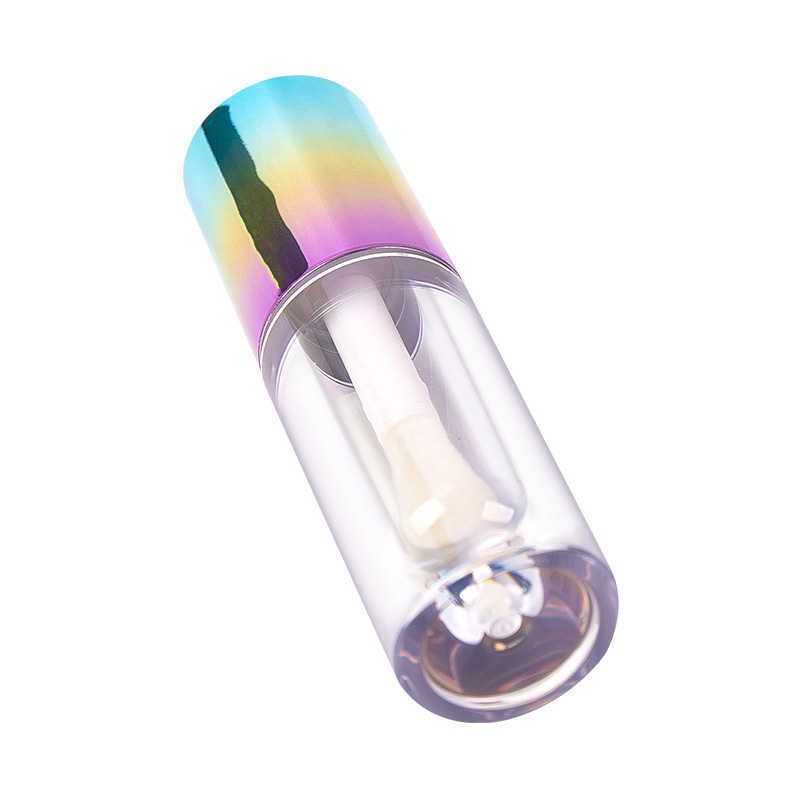 Mini Short-style Colored Cap Transparent Bottle Lip Gloss Tube