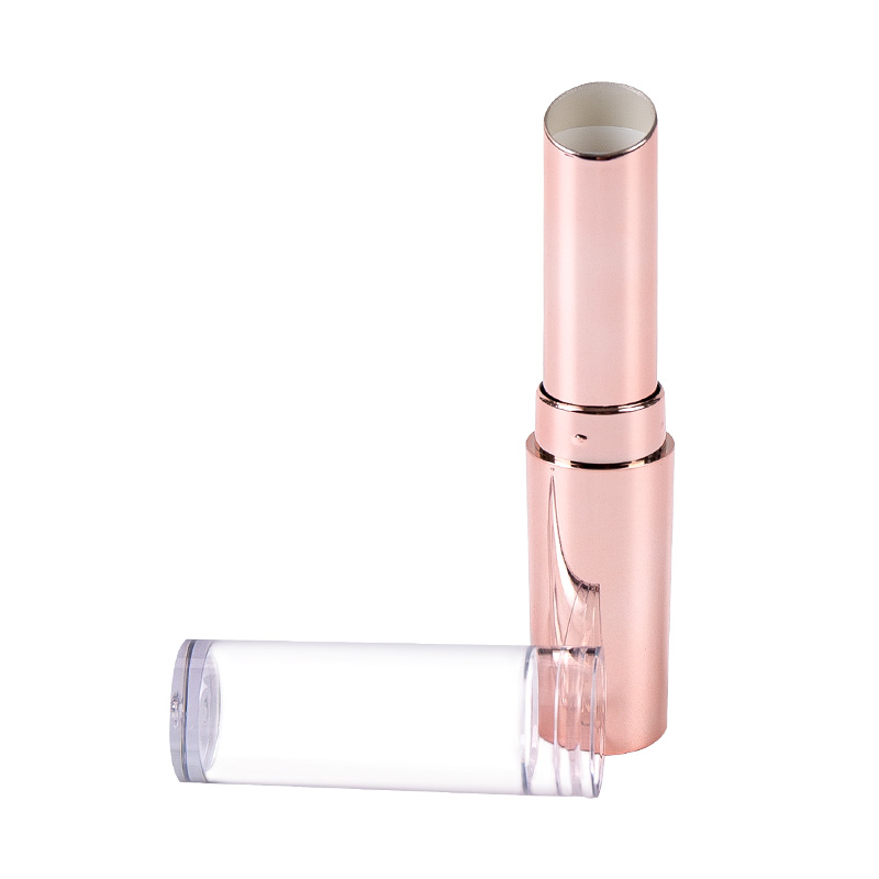 Gold-Plated Cylindrical Shell Can Be Sprayed With Classic Bevel Lipstick Tube Packaging