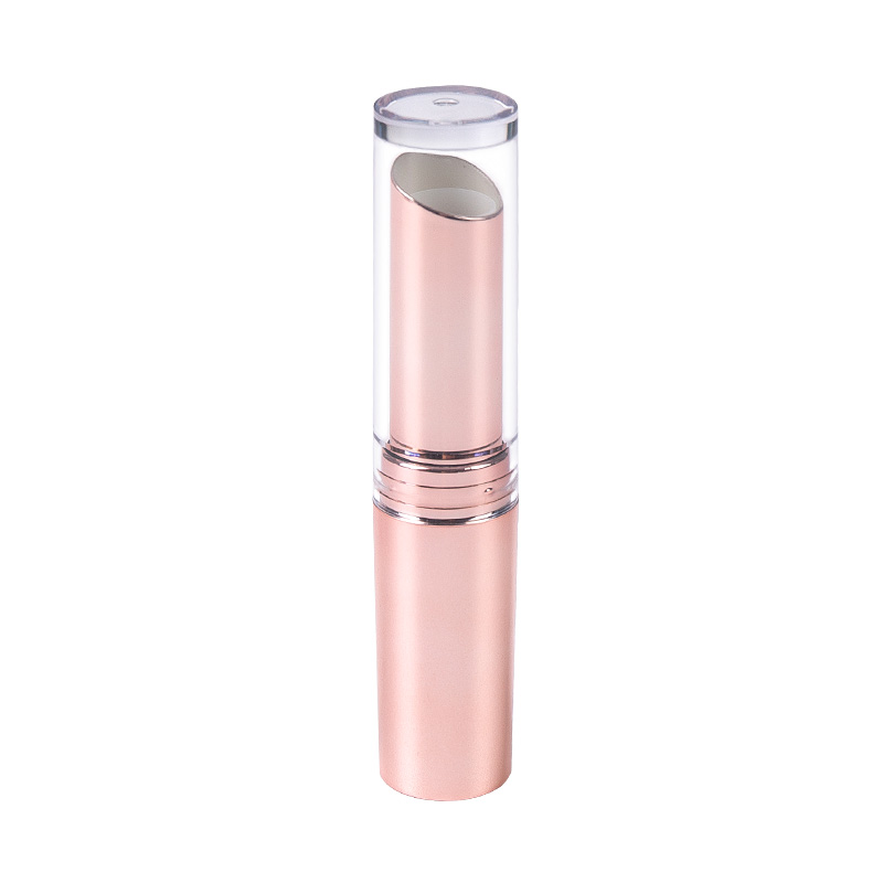 Gold-Plated Cylindrical Shell Can Be Sprayed With Classic Bevel Lipstick Tube Packaging