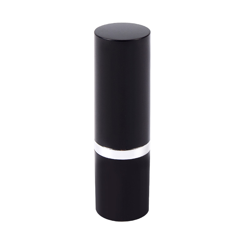 Plated Color Casing Straight Injection Round Lipstick Empty Tube