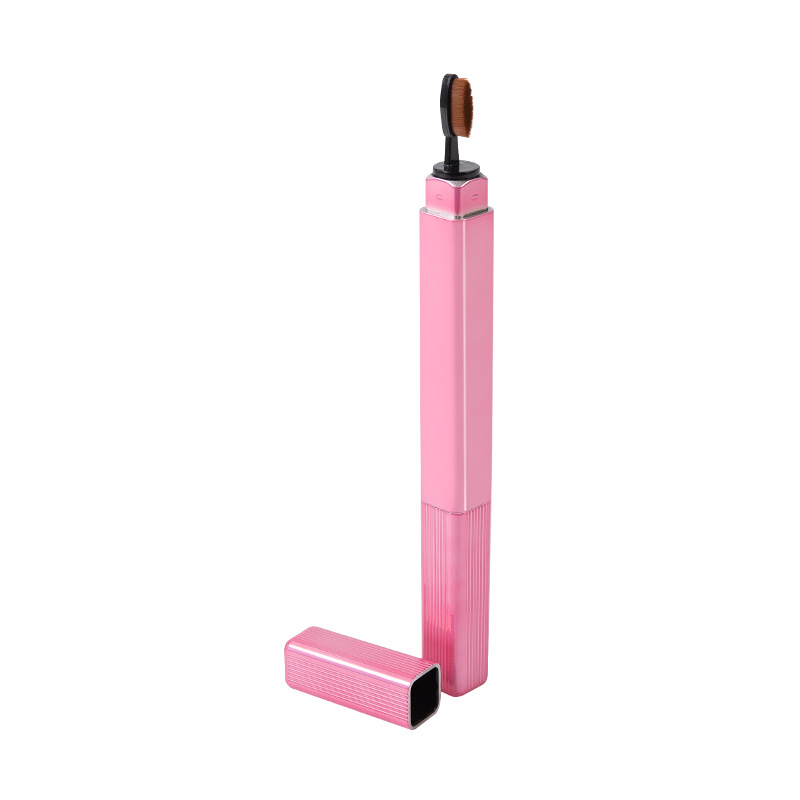 Square Multi-Color Spray-Coated Double-Headed Eyebrow Pencil With Brush Packaging Material